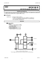 Preview for 1 page of Asahi KASEI AKD4140-B Manual