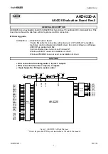 Asahi KASEI AKD4220-A Instruction Manual preview