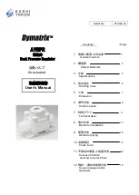 Предварительный просмотр 1 страницы ASAHI YUKIZAI Dymatrix AVBPR User Manual