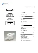 Preview for 1 page of ASAHI YUKIZAI Dymatrix AVHPRS User Manual