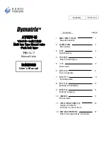 Preview for 1 page of ASAHI YUKIZAI Dymatrix AVSDV-M User Manual