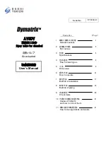 ASAHI YUKIZAI Dymatrix AVSDV User Manual preview