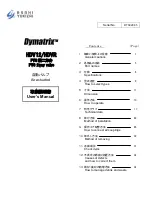 ASAHI YUKIZAI Dymatrix HDV12 User Manual preview