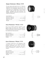 Предварительный просмотр 18 страницы ASAHI Pentax S1a Operating Manual