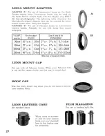 Предварительный просмотр 28 страницы ASAHI Pentax S1a Operating Manual