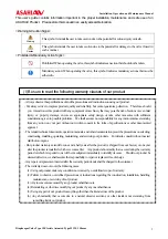 Предварительный просмотр 2 страницы AsahiAV Diaphragm Valve Type 15 Installation, Operation And Maintenance Manual