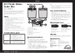 Preview for 1 page of Asaklitt 31-8262-1 Quick Start Manual