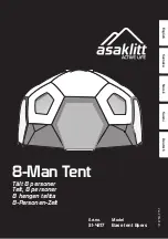 Предварительный просмотр 1 страницы Asaklitt Base tent 8pers Instruction Manual