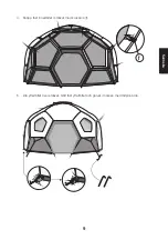 Предварительный просмотр 9 страницы Asaklitt Base tent 8pers Instruction Manual