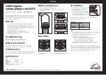 Preview for 2 page of Asaklitt FD390ER30 Quick Start Manual