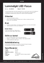 Preview for 3 page of Asaklitt N-001 User Manual