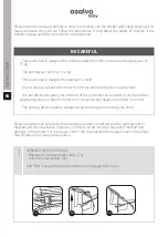 Предварительный просмотр 8 страницы asalvo baby 13682 Owner'S Manual