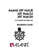 Предварительный просмотр 1 страницы Asante 10T Hub/12 Installation Manual