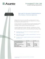 Preview for 1 page of Asante Asante FriendlyNET FS4124R Technical Specifications