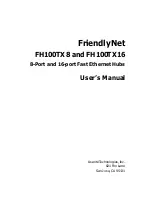 Предварительный просмотр 1 страницы Asante FriendlyNet FH100TX16 User Manual