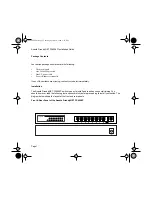 Preview for 2 page of Asante FriendlyNET FS4008P User Manual