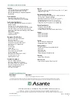 Предварительный просмотр 2 страницы Asante FriendlyNET GX6-2400W Specification Sheet