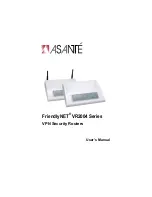 Preview for 1 page of Asante FriendlyNET VR2004 Series User Manual