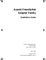 Asante FriendlyNET Wireless USB Adapter Installation Manual предпросмотр