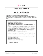 Preview for 1 page of Asante IntraStack 6014DSB Information Sheet