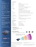 Предварительный просмотр 3 страницы Asante SmartHub AWRT-300N Specification Sheet