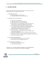 Preview for 18 page of ASBER ABBC-23-S/SG Manual For Installation, Use And Maintenance