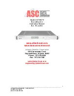 ASC ASC300LW Instruction Manual preview