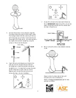 Preview for 2 page of ASC Rattan Pillar & Ball SF006 Instructions