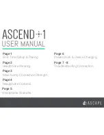 Ascape ascend 1 User Manual предпросмотр