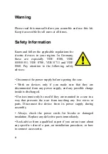 Preview for 4 page of ASCEL Electronic AE20125 Assembly And Operation Manual