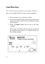 Preview for 28 page of ASCEL Electronic AE20125 Assembly And Operation Manual