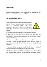 Preview for 3 page of ASCEL Electronic AE20218 Assembly And Operation Manual