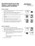 Ascend ACTEEV PROTECT Additional Safety And Use Instructions preview