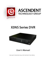 Ascendent X3NS Series User Manual preview