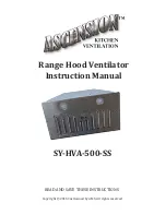 Ascension SY-HVA-500-SS Instruction Manual предпросмотр