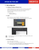 Предварительный просмотр 8 страницы Ascent Communication Technology ACT AP300 XG-PON ONT Quick Reference Manual