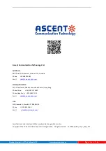 Preview for 114 page of Ascent Communication Technology AE208 Series User Manual