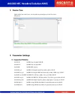 Preview for 5 page of Ascent Communication Technology AH1000 HFC Quick Reference Manual