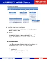 Предварительный просмотр 9 страницы Ascent Communication Technology AON126S Quick Reference Manual