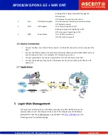 Предварительный просмотр 10 страницы Ascent Communication Technology AP201C Series Quick Reference Manual