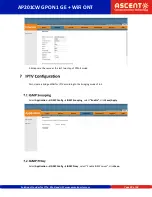 Preview for 20 page of Ascent Communication Technology AP201C Series Quick Reference Manual