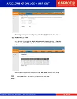 Предварительный просмотр 26 страницы Ascent Communication Technology AP201CWT Quick Reference Manual