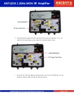 Предварительный просмотр 11 страницы Ascent Communication Technology ARF120B Series Quick Reference Manual