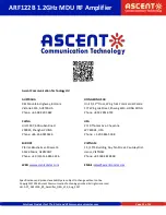 Предварительный просмотр 15 страницы Ascent Communication Technology ARF120B Series Quick Reference Manual