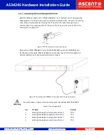 Предварительный просмотр 14 страницы Ascent Communication Technology AS3424S Installation Manual