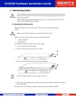 Предварительный просмотр 17 страницы Ascent Communication Technology AS3424S Installation Manual