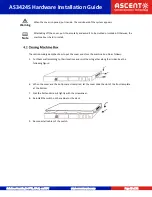 Предварительный просмотр 18 страницы Ascent Communication Technology AS3424S Installation Manual