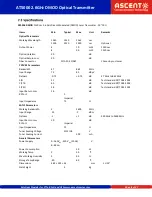 Preview for 8 page of Ascent Communication Technology AT-5226-DMOD-00-06-M-SC-AC Quick Reference Manual