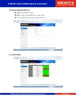 Preview for 20 page of Ascent Communication Technology AT-5226-DMOD-00-06-M-SC-AC Quick Reference Manual