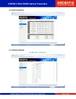 Preview for 21 page of Ascent Communication Technology AT-5226-DMOD-00-06-M-SC-AC Quick Reference Manual